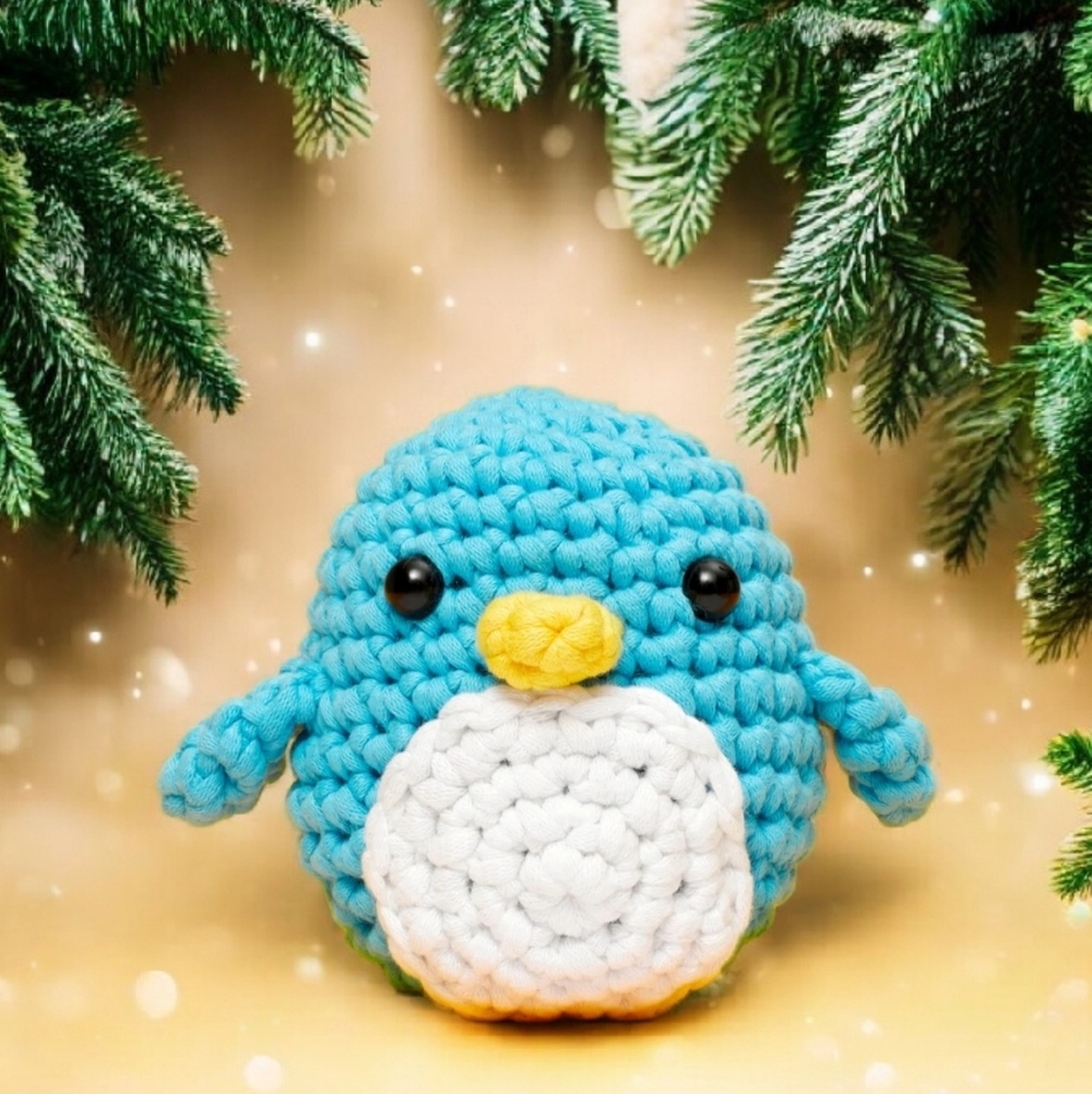 The WOoBLES Pierre the Penguin Crochet Kit
